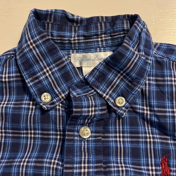 Ralph Lauren button down long sleeve shirt 24M - Picture 2 of 5